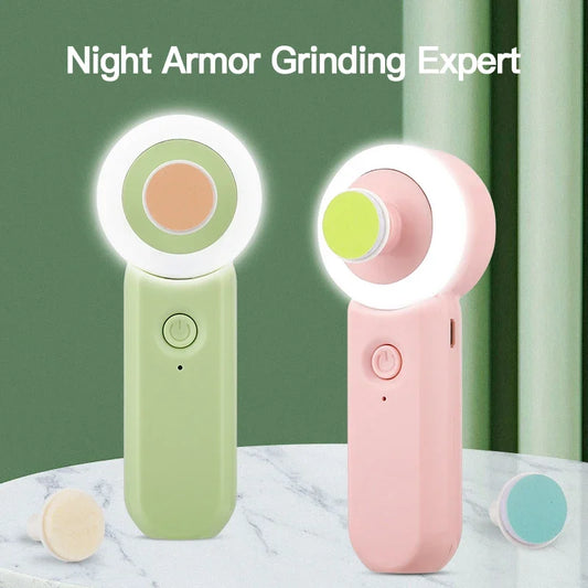 “Luminous Rechargeable Baby Nail Clipper – Electric Newborn Nail Grinder & Safety Nail Care Set”