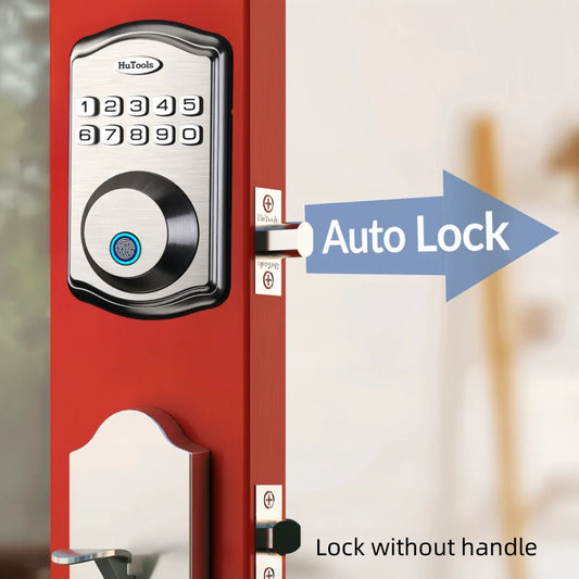 Smart Keypad Door Lock – Fingerprint Entry, Deadbolt with 20 Touch Codes & 20 User Profiles