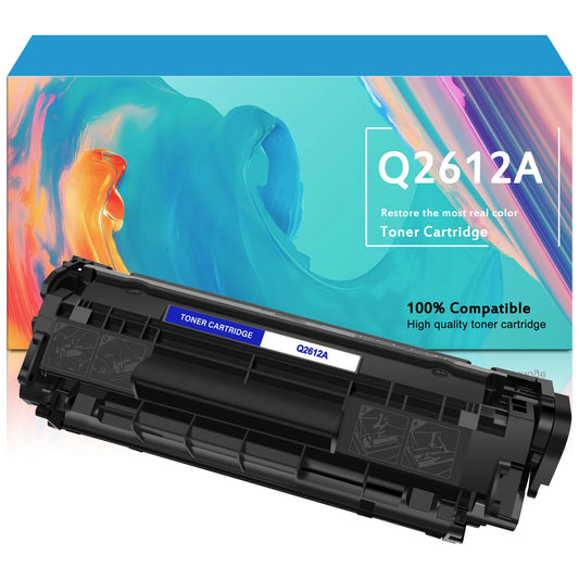 Greencycle High-Yield Q2612A (12A) Black Toner Cartridge – Compatible with HP LaserJet 1020 Series