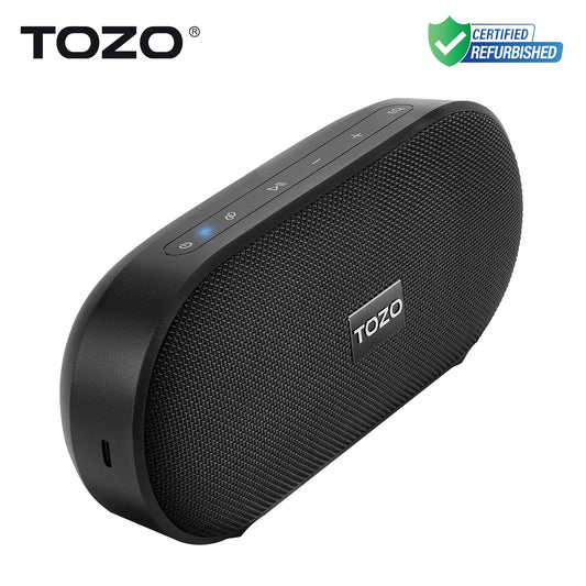 Refurbished TOZO PA1 Bluetooth Speaker – 20W Portable Wireless Speaker with Stereo Sound, IPX7 Waterproof & App EQ Control