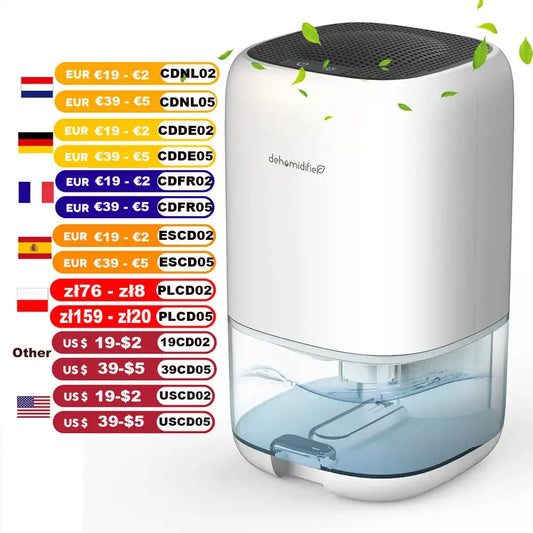 1000 ml Mini Air Dehumidifier – Quiet Auto-Shutoff Moisture Reducer for Bedroom, Home & RV