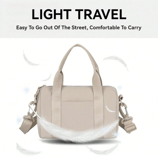 Women’s small square tote bag – large-capacity waterproof handbag with compartments, cute fashionable shoulder or hand carry bag