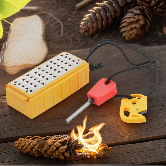 Portable Stainless Steel Tinder Maker – Fire Starter Tool for Outdoor Camping & Survival 🔥🪵