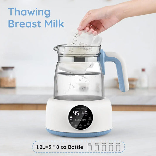Sejoy Electric Milk Bottle Warmer – Thermostatic Baby Formula Kettle & Feeding Bottle Warmer