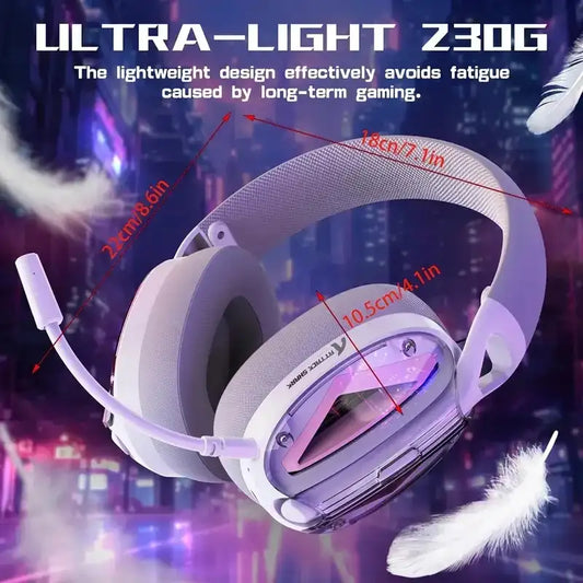 MambaSnake × Attack Shark L60 Tri-Mode Wireless Gaming Headset – 2.4 GHz / Bluetooth / Wired, 40 mm Drivers 🎧🔥