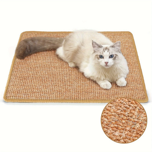 Premium Sisal Cat Scratching Mat – Furniture & Wall Protector for Indoor Cats, Durable Rug Design Promotes Healthy Scratching