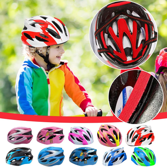 Kids Bicycle & Skateboard Protective Gear Set – Breathable Helmet with Pads for Cycling, Skating & Scooters (48–55cm)