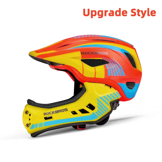 ROCKBROS Kids Bicycle Helmet – Impact Resistant Cycling Helmet for Children & Teenagers, MTB & Scooter Safety Protection