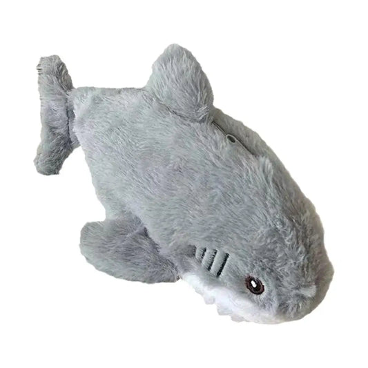 Cute Plush Shark Pencil Case – Large Capacity Stationery Storage Bag, Back-to-School Pen Pouch for Kids, School & Office Supplies