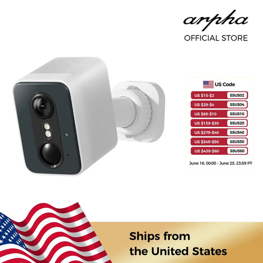 LNDU Security CL01 SoloCam – 4K Wireless Battery Camera with 5200mAh Battery & AI Detection for 180-Day Outdoor Protection