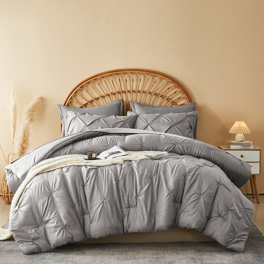 5-7 Piece Queen Bed-in-a-Bag Comforter Set – Includes Comforter, Sheets & Pillowcases for Full/King/Twin