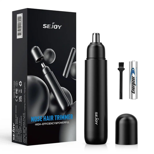 SEJOY USB Rechargeable Electric Nose & Ear Hair Trimmer – High-Speed Motor Grooming Tool for Men & Women 🎯