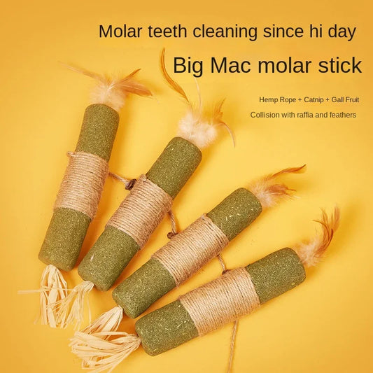 Cat Toys Silvervine Chew Sticks – Natural Catnip Pet Snacks for Kittens & Cats, Dental Cleaning & Play Accessories