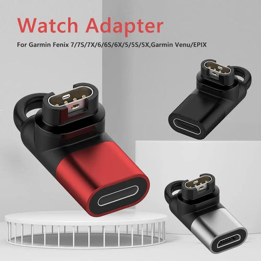 Smart Watch Charging Converter Adapter for Garmin Forerunner 945, 935, 245, 245M, 45, 45S, 645 & 645M