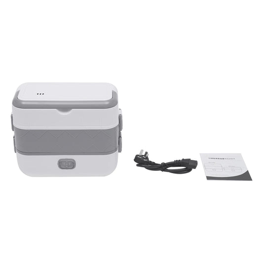 200 W Portable Food Insulated Electric Lunch Box – Double Layer Heating Container for Office, Travel & Home