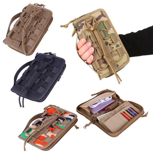 Tactical Military Wallet Organizer – Multifunction Credit Card Holder, Phone Pouch & Key Purse with Checkbook Storage