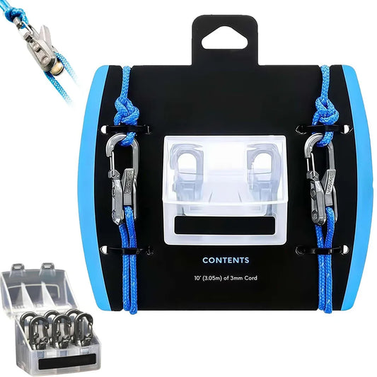 Rope Tension Adjuster – Wear-Resistant Stainless Steel Rope Control Tool for Climbing, Camping & Hiking 🧗♂️⚙️