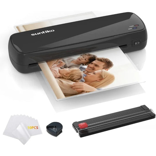 Versatile Laminator Machine – Quick Warm-Up, Fast Laminating for Documents & Photos with Long-Term Color Preservation