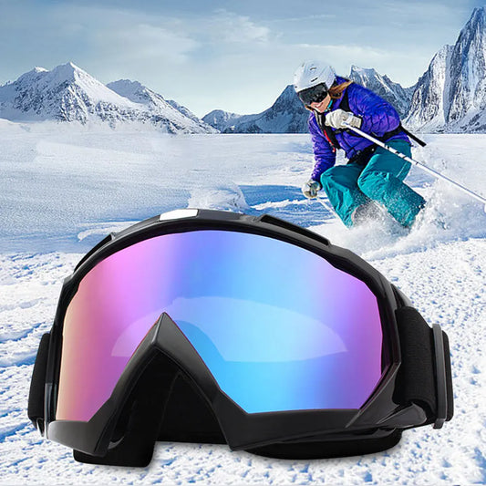 Motorcycle & Snowboard Goggles – Windproof Anti-Fog Cycling Sunglasses with UV Protection for Winter Outdoor Sports