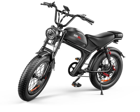C93 Foldable Fat Tire Electric Bike - 750W Motor & 20Ah Long-Range Battery