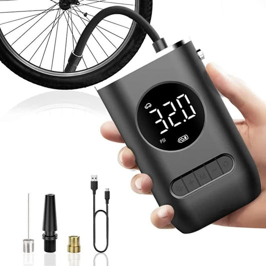 Cordless Portable Tire Inflator with LED Display