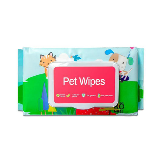 Plant-Based Fragrance-Free Pet Wipes – Gentle, Hypoallergenic & Eco-Friendly Cleaning for Dogs & Cats