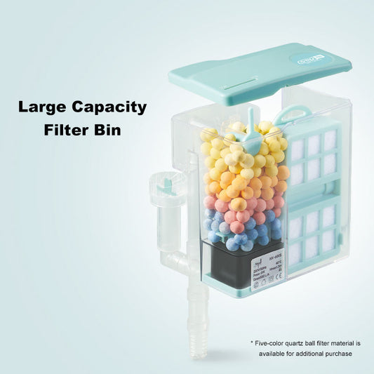Nepall Circulating Water Purification Filter – External Waterfall Aquarium Filter with Large Capacity Filter Box