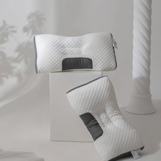 Soft-Woven Neck Massage Pillow Pair – Ergonomic Support & Relaxation Cushions