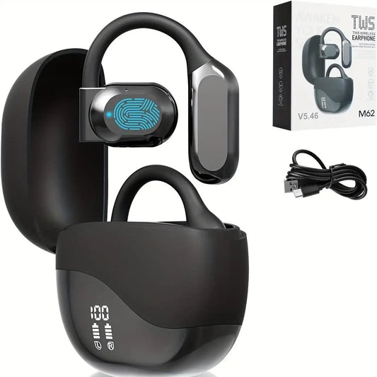 Real-Time Languages Smart AI Translation Earbuds - Translate In Real-Time, Providing Precise Simultaneous Interpretation to Eliminate Language Obstacles for Seamless Business Trips, Social Interactions, Education, Work, And C - PulinGO