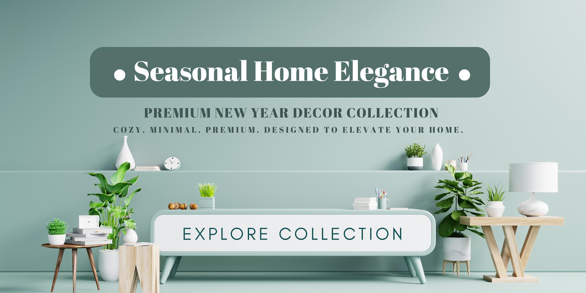 Seasonal Home Elegance — Premium New Year Decor