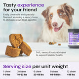 Dog UTI Treatment Cranberry Chews – Bladder Control & Kidney Support with D-Mannose