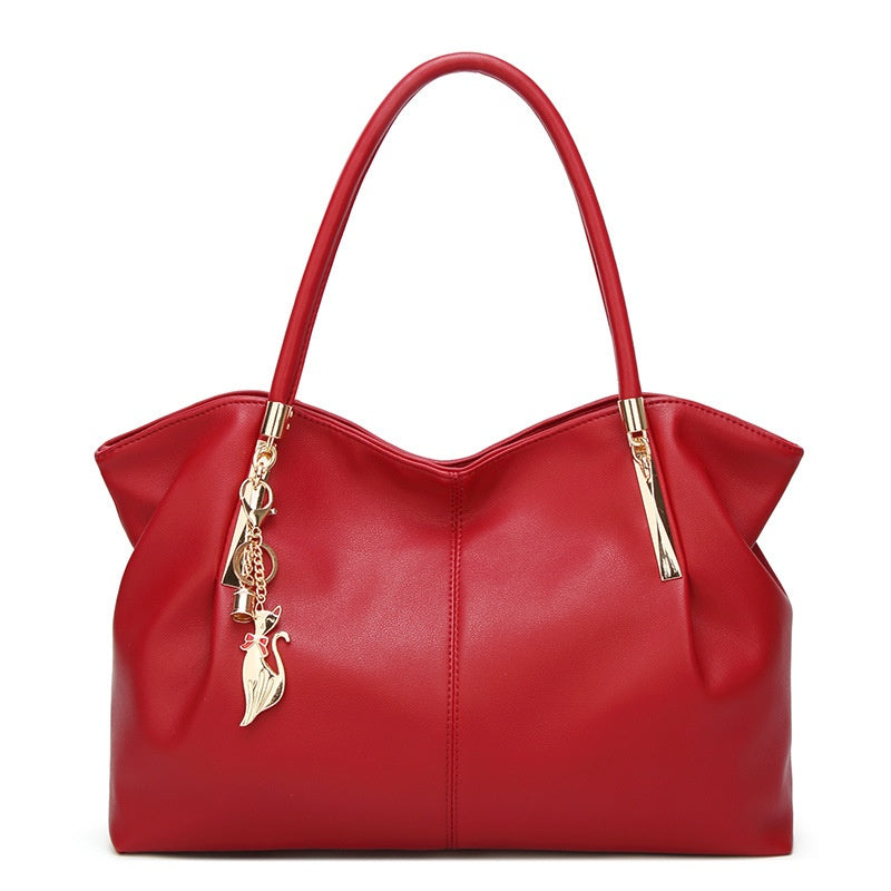 Women’s Large Leather Tote Bag – Shoulder Purse with Top Handle Hobo Handbag