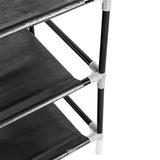10-Tier Shoe Rack with Dustproof Cover – Large Capacity Shoe Storage Cabinet Organizer for Closet & Entryway – Black 👟