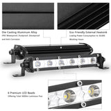 Durable 7in LED Offroad Light Bar with Ultra-Slim Design