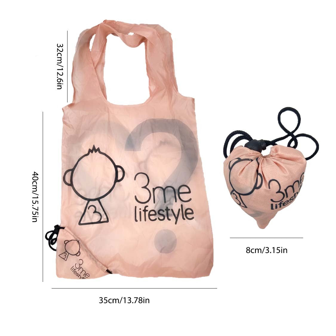 Eco-Friendly Folding Tote Bag – Reusable Shopping Bag, Lightweight & Durable with Large Capacity