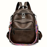 Convertible Purse for Women 👜 Faux Leather Shoulder Handbag, Satchel & Travel Backpack