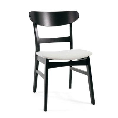 Dining Chair Set of 2 – Modern Upholstered Side Chairs with Solid Wood Legs & Padded Seat