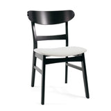 Dining Chair Set of 2 – Modern Upholstered Side Chairs with Solid Wood Legs & Padded Seat