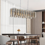 Luxury Oval Crystal Chandelier for Modern Dining & Living Spaces