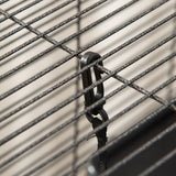 Metal Critter Cage – Large Rolling Small Animal Enclosure with Multiple Levels for Ferrets, Chinchillas, Rats & Hamsters