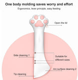 Pet Canned Spoon & Jar Opener – Multifunction Puppy Feeding Shovel & Mixing Tool for Wet & Dry Food