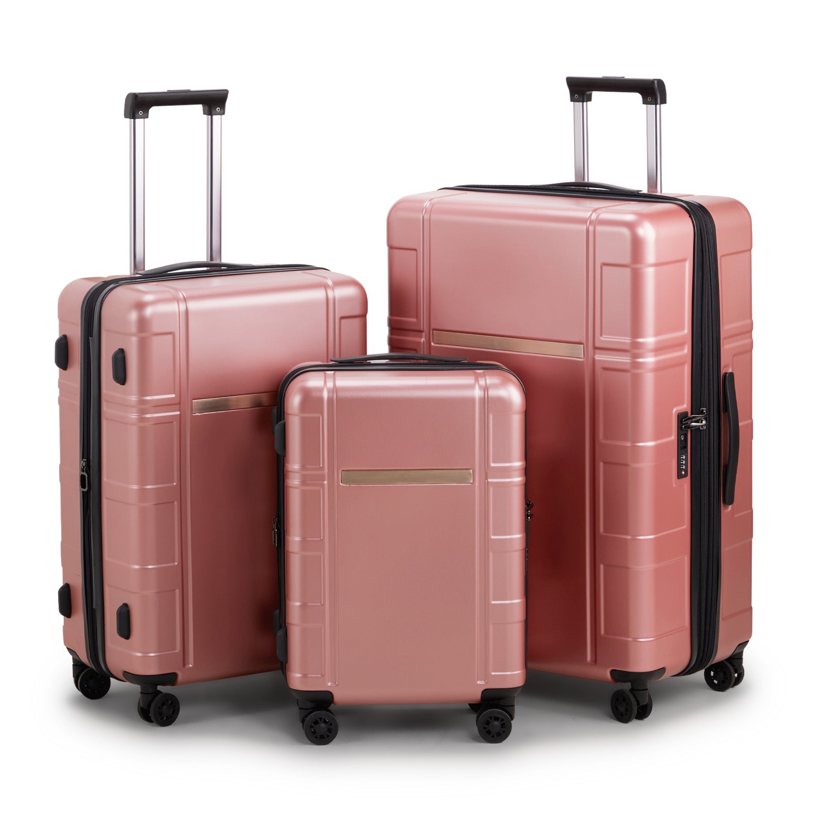 Premium 3-Piece ABS+PC Luggage Set