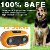 Ultrasonic Dog Bark Deterrent – Anti-Barking Device with 3 Modes, 50ft Range for Indoor & Outdoor Training