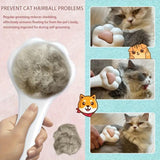 Pet Massage Hair Removal Comb – Paw-Shaped Grooming Brush for Dogs & Cats, Gentle Deshedding & Pet Hair Remover Tool