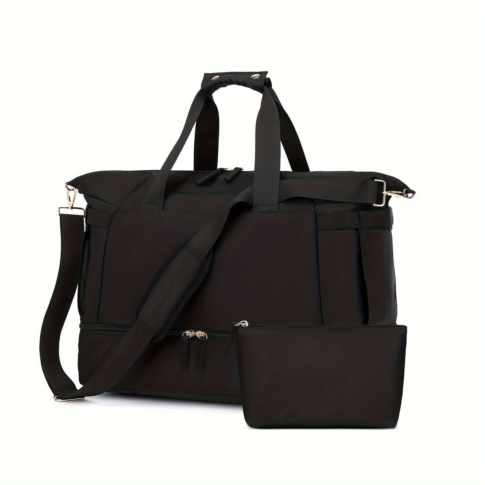Women’s Travel Duffel Bag 🎒 Sports Gym & Yoga Tote – Weekender Overnight Carryall Bag