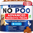 No Poo Chews for Dogs – Coprophagia Stool Eating Deterrent with Probiotics, Enzymes & Digestive Support Supplement