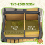 Durable Reptile Fence with Wooden Pallets – Outdoor Enclosure Barrier for Turtles, Lizards & Small Animals