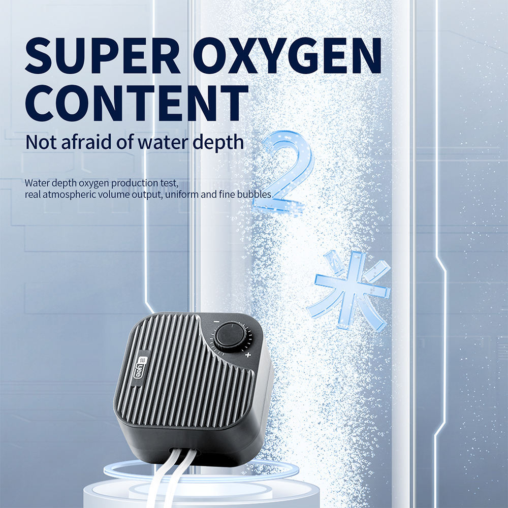 Cherlam Static Oxygen Generator – 5W Silent Aquarium Aerator, Reliable Oxygen Supply for Fish Tanks & Aquatic Plants