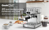 Professional 20-Bar Espresso Machine with Milk Frother