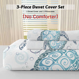 Ocean Turtle 3‑Piece Comforter Set – Turtle‑Themed Bedding with 2 Pillowcases (Queen Size)
